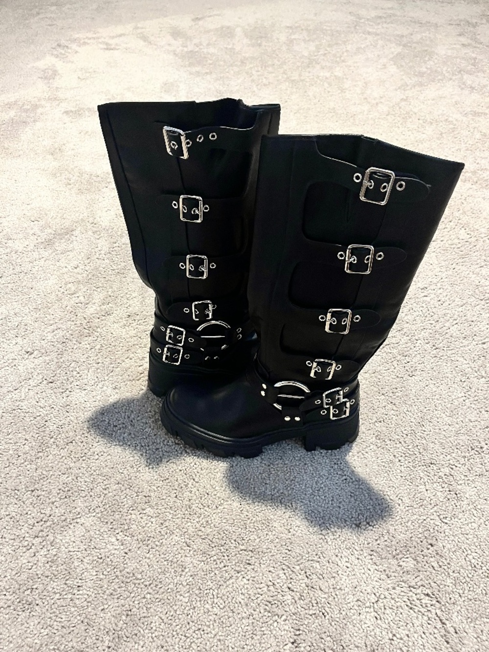 Moto biker boots